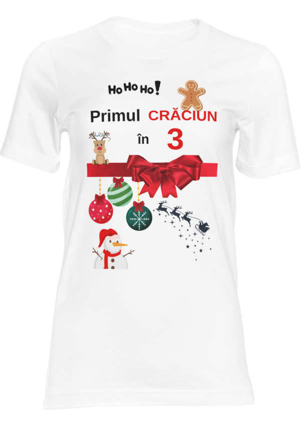 Set tricouri si body primul Crăciun în 3 - imagine 2