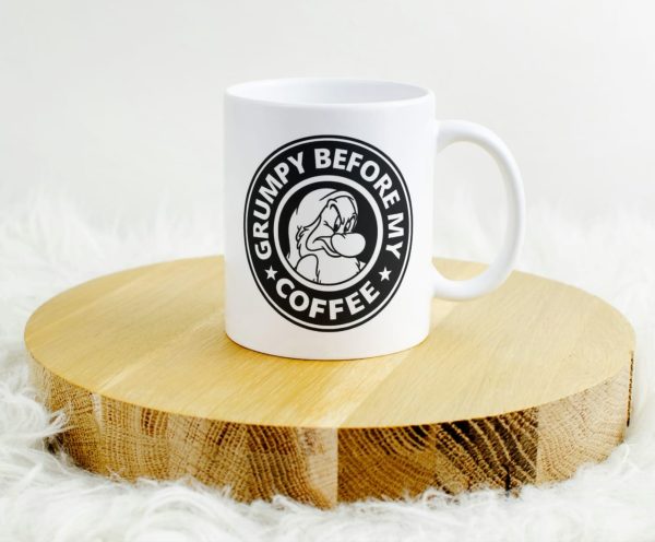 Cană ”Grumpy before my coffee”