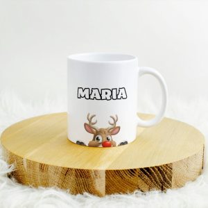 Cană cu ren - ”MARIA”