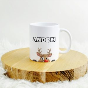 Cană cu ren - ”ANDREI”