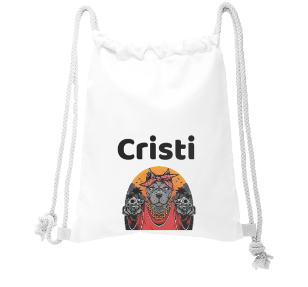 Racsac impermeabil personalizat cu imagine si text - imagine 3