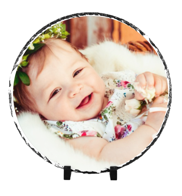 Placa de ardezie rotunda 20 cm - imagine 2