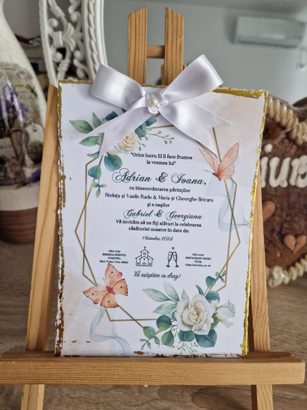 Invitatii nunta personalizate