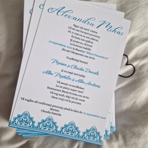 Invitatii botez personalizate