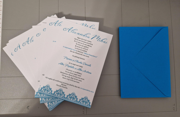 Invitatii botez personalizate - imagine 2