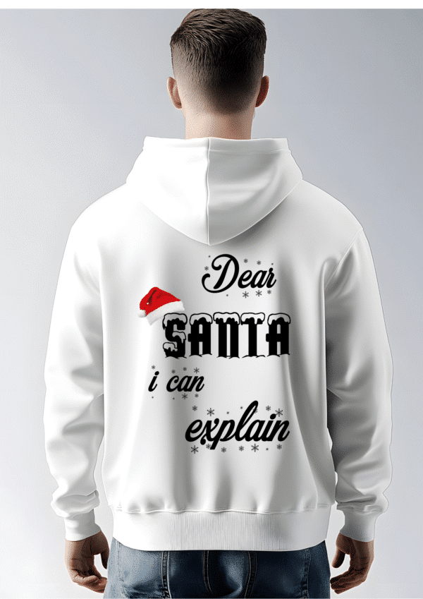 Hanorac „Dear Santa, I Can Explain” – Cadou Amuzant de Crăciun